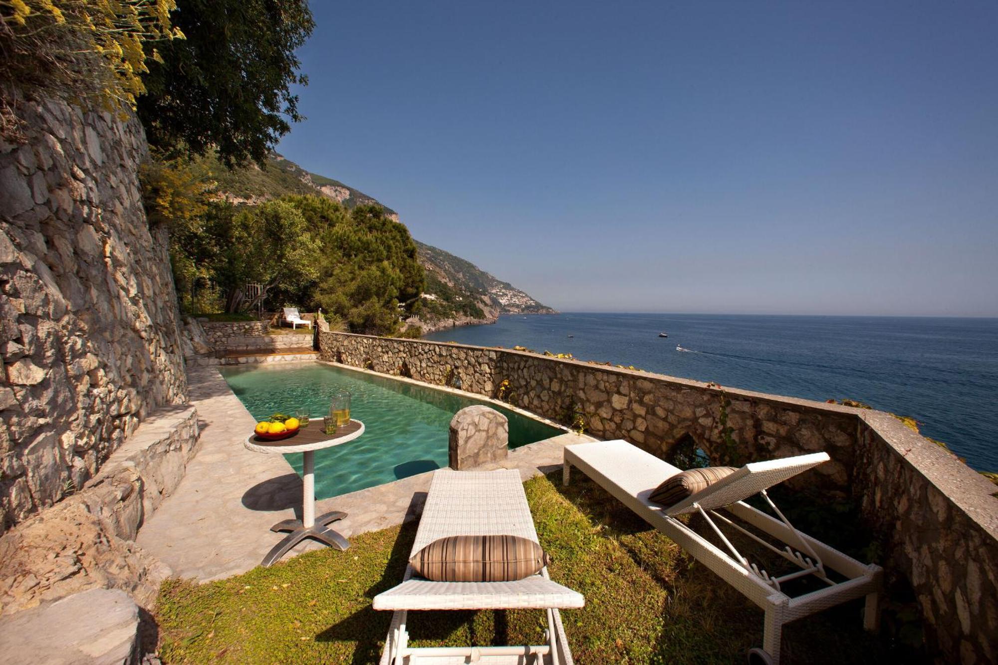 Torre Sponda - Casa Grande, Private Beach Positano Eksteriør billede