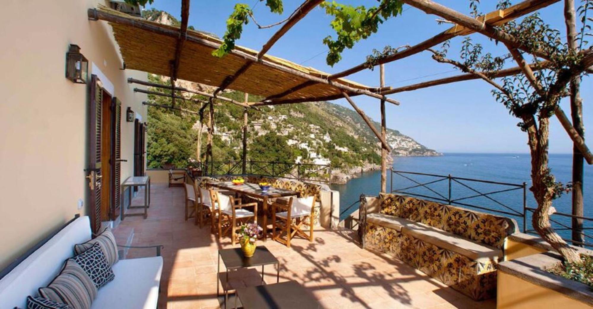 Torre Sponda - Casa Grande, Private Beach Positano Eksteriør billede