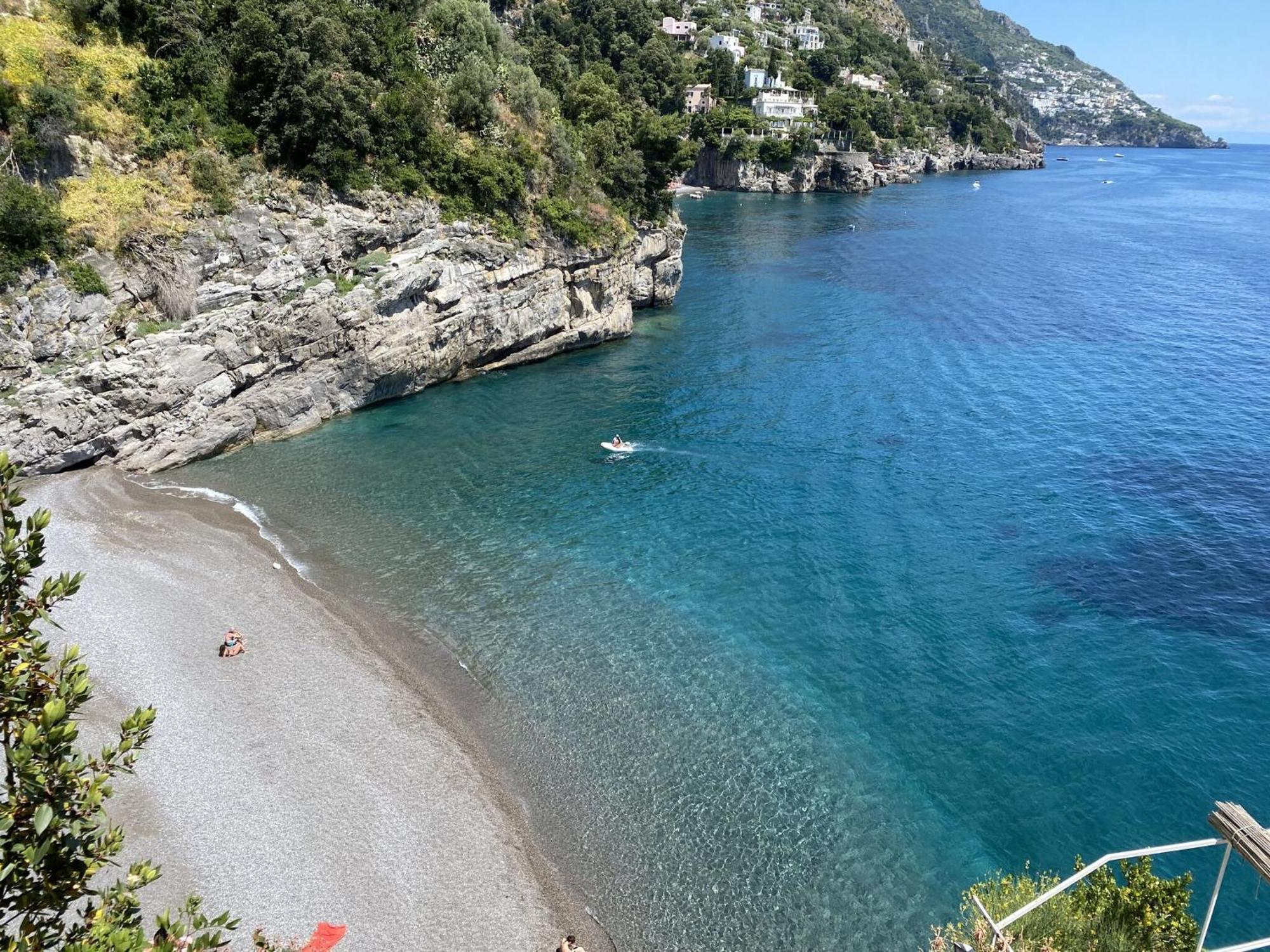 Torre Sponda - Casa Grande, Private Beach Positano Eksteriør billede